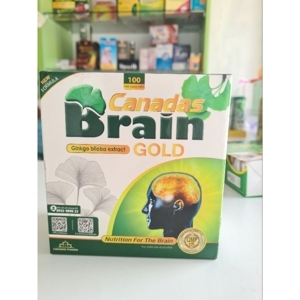Bổ não Canadas Brain Gold hộp 100 viên