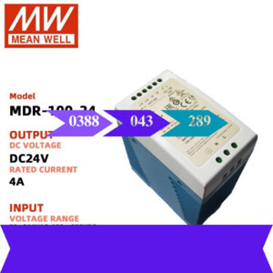 Bộ nguồn Meanwell Dinrail MDR-100-24 4A
