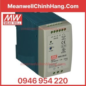 Bộ nguồn Meanwell Dinrail MDR-100-24 4A