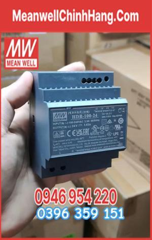 Bộ nguồn Meanwell HDR-100-24N (100W/24V/4.2A)
