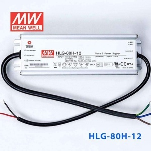 Bộ nguồn Meanwell HLG-80H-12A (80W/12V/5A)