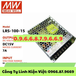 Bộ nguồn Meanwell LRS-100-15 (100W/15V/7A)