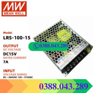 Bộ nguồn Meanwell LRS-100-15 (100W/15V/7A)