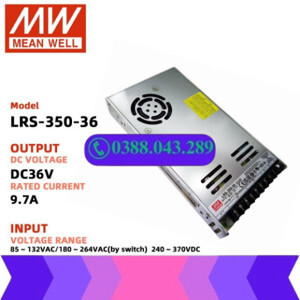 Bộ nguồn Meanwell LRS-350-36 (350W/36V/9.7A)