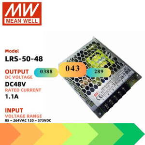 Bộ nguồn Meanwell LRS-50-48 (50W/48V/1.1A)