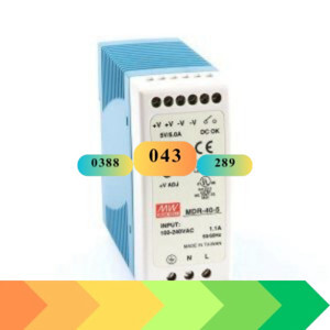 Bộ nguồn Meanwell MDR-40-5 (40W/5V/6A)