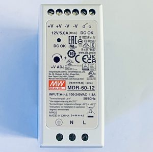 Bộ nguồn Meanwell MDR-60-12 (60W/12V/5A)