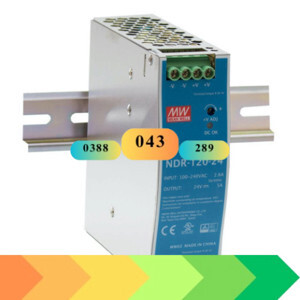 Bộ nguồn Meanwell NDR-120-12 (120W/12V/10A)