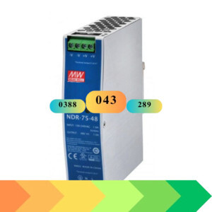 Bộ nguồn Meanwell NDR-75-24 (75W/24V/3.2A)