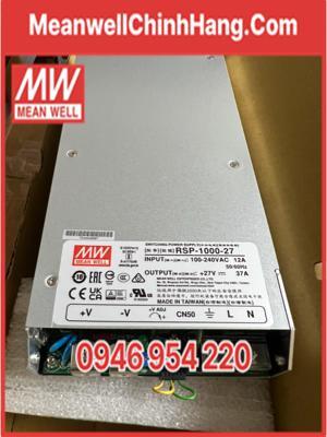 Bộ nguồn Meanwell RSP-1000-27 (1000W/27V/37A)