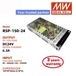 Bộ nguồn Meanwell RSP-150-12 (150W/12V/12.5A)