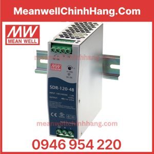 Bộ nguồn Meanwell SDR-120-48 (48V/120W/2.5A)