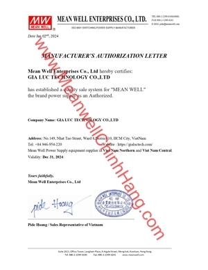 Bộ nguồn Meanwell SE-1000-24 (1000W/24V/41.7A)