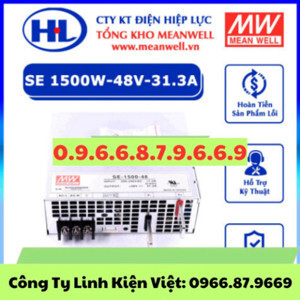 Bộ nguồn Meanwell SE-1500-48 (1500W/48V/31.3A)