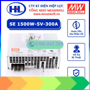 Bộ nguồn Meanwell SE-1500-5 (1500W/5V/300A)