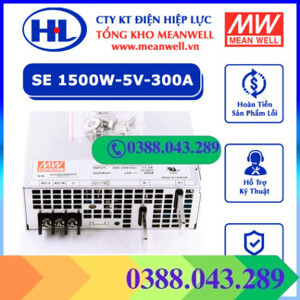 Bộ nguồn Meanwell SE-1500-5 (1500W/5V/300A)