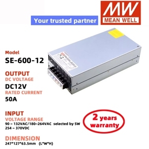 Bộ nguồn Meanwell SE-600-12