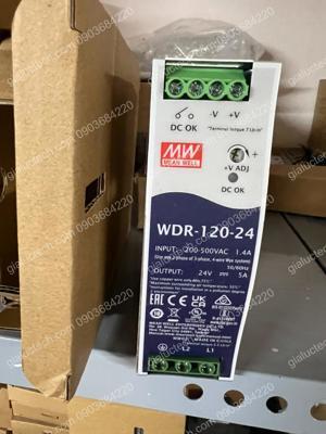 Bộ nguồn Meanwell WDR-120-12 (120W/12V/10A)