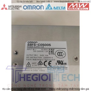 Bộ nguồn Omron S8FS-C05005 10A 5V 50W