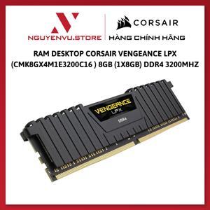 Bộ nhớ ram gắn trong Corsair DDR4 Vengeance LPX Heat spreader 3200MHz 8GB đen CMK8GX4M1E3200C16