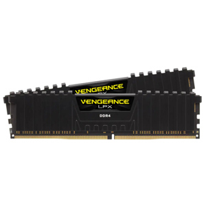 Bộ nhớ ram gắn trong Corsair DDR4 Vengeance  LPX 16GB (2x8GB) 3200 C16 đen CMK16GX4M2E3200C16