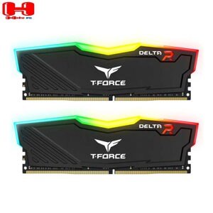 Bộ nhớ trong Ram DDR4 Team 32G/3000 T-Force Delta RGB (2x 16GB) (Đen)