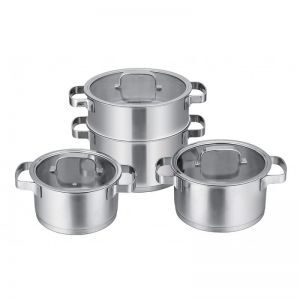 Bộ nồi 3 chiếc kèm xửng hấp Rapido c