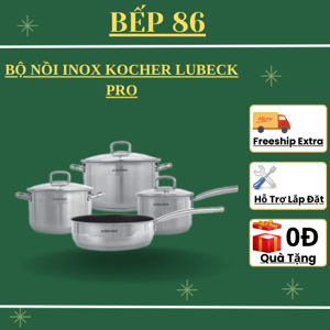 Bộ nồi 4 món Kocher Lubeck pro