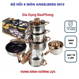 Bộ nồi 6 món Angelberg nhập khẩu đức cao cấp