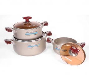 Nồi Sunhouse Anod NK SH9931 (SH-9931) - Bộ 3 nồi