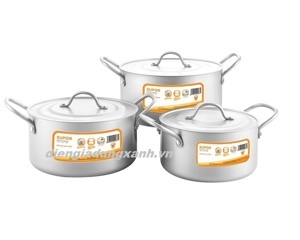 Nồi Supor TW08001 - Bộ 3 nồi canh HKN Healthy