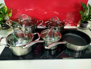 Bộ nồi chảo Arber AB-DQ01 - 4 nồi + 1 chảo
