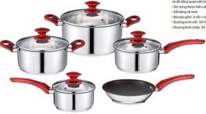 Bộ nồi chào EGG PAN SET inox 5 món O.M.S 1025