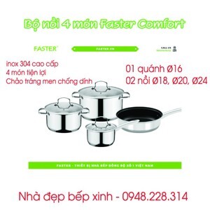 Bộ nồi chảo Faster Comfort