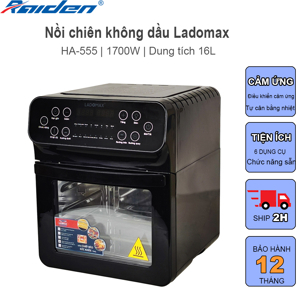 Bộ nồi chảo hợp kim nhôm đáy từ  HAYASA HA-555 (4 nồi 1 chảo)