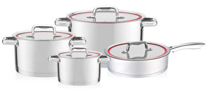 Bộ nồi chảo inox chống dính Praha Elmich EL-3338