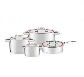 Bộ nồi chảo inox chống dính Praha Elmich EL-3338