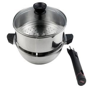 Bộ nồi chảo Kims Cook Blackcube 3 lớp đúc liền đáy từ T&amp;K F00001602