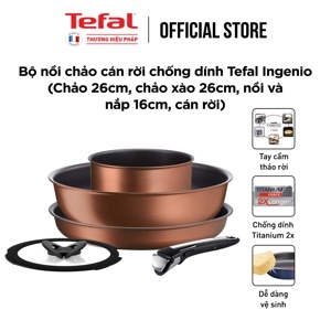 Bộ nồi chảo Tefal Ingenio Resource L6759522