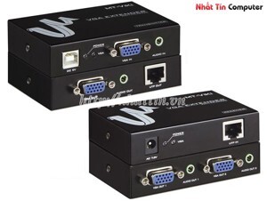 Bộ nối dài cáp VGA 100m Extender MT-100T