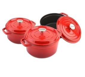 Bộ nồi gang đúc tráng men Rapido RK202224