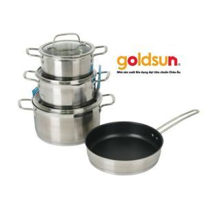 Bộ nồi Goldsun GH014307SG (GH01-4307SG (CD))