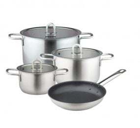 Bộ nồi Hafele 531.08.001 - 3 nồi, 1 chảo chiên