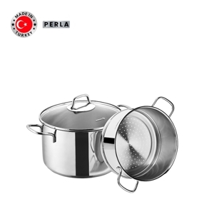 Bộ nồi hấp Korkmaz Perla A1521