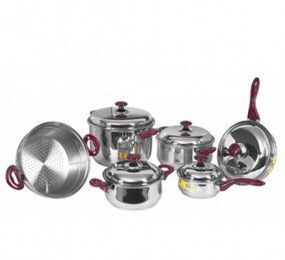 Nồi Happy Cook HC11C  (HC-11C) - Bộ 6 nồi 11 pcs