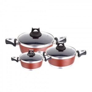 Bộ 3 nồi hợp kim chống dính Elmich Smartcook 2355843