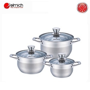 Bộ nồi inox 3 chiếc Smartcook Elmich SM-3337