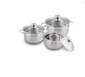 Bộ nồi inox 3 đáy FiveStar FS06CG2