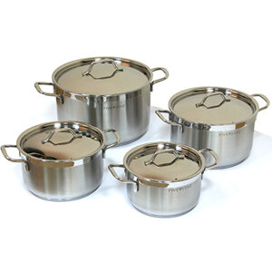 Bộ nồi inox 4 chiếc FiveStars Vancouver FS08CV - 16,18,20,24 cm