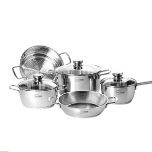 Bộ nồi inox 3 đáy nắp kính Fivestar FSB5002